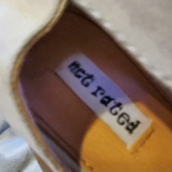 Not Rated Stone color suede open toe booties. Cute cut outs. Size 10 US. - Picture 6 of 8